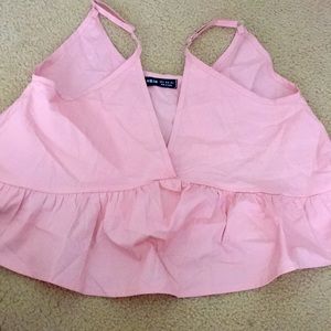 Light pink Shein crop top